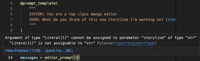 Mirascope Type Hints